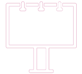 Icono representativo para Cartelería en Vía Pública